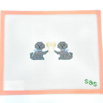 Stitch Avenue Studio - Drinking Buddies Black Lab