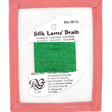 Silk Lame Braid SL194 Greenbriar
