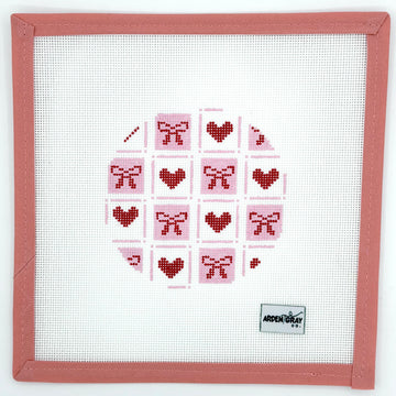 Arden Gray - Bow and Heart Round