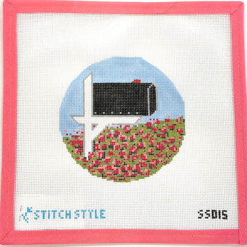 Stitch Style Needlepoint - Mailbox Round