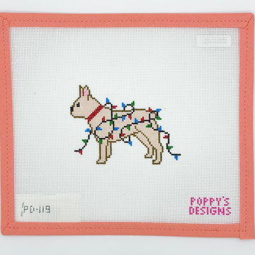Poppy’s Designs - Christmas Lights Frenchie