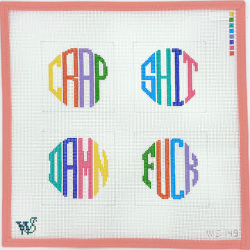 Wipstitch Needleworks - Dirty Coasters Multicolor