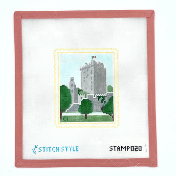 Stitch Style Needlepoint - Ireland Blarney Castle Travel Stamp