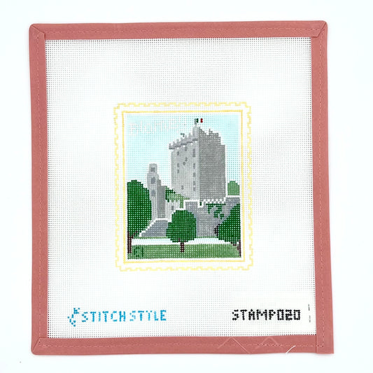 Stitch Style Needlepoint - Ireland Blarney Castle Travel Stamp