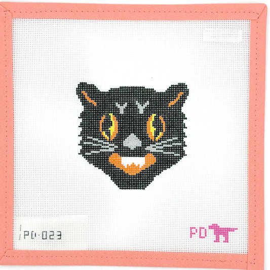 Poppy's Designs - Halloween Cat Face