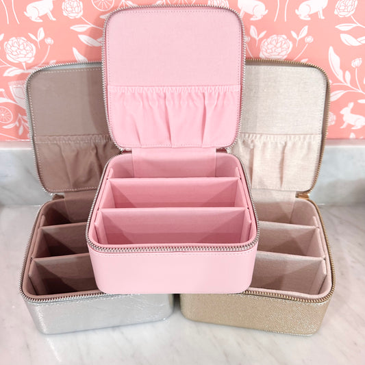 Self Finishing 6" Leather Box - Rachel Barri Designs - Silver