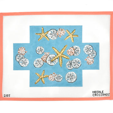 Needle Crossings - Seashell Brick Cover