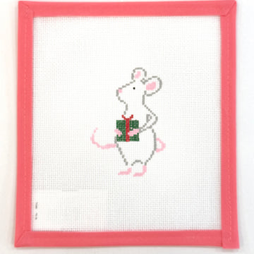 Stitch Style Needlepoint - Christmas Mice
