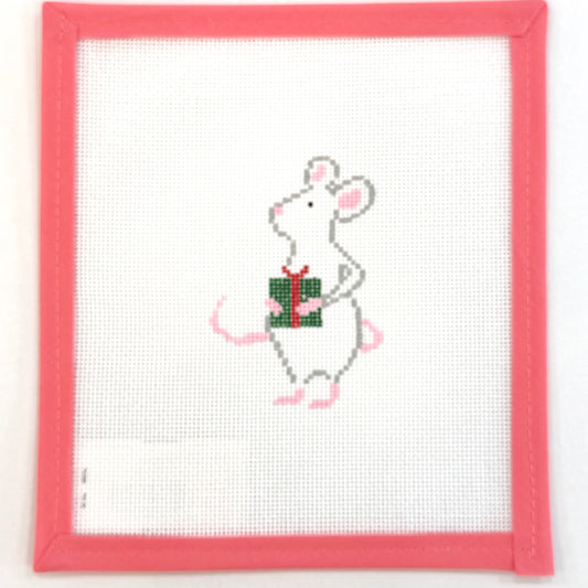 Stitch Style Needlepoint - Christmas Mice