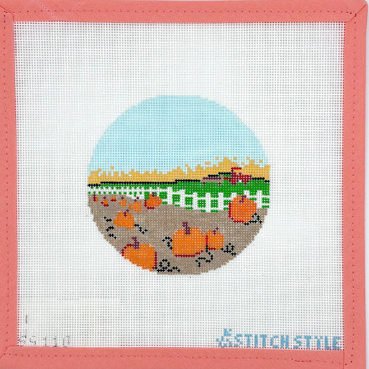 Stitch Style Needlepoint - Pumpkin Patch