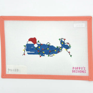 Poppy’s Designs - Christmas Lights Whale