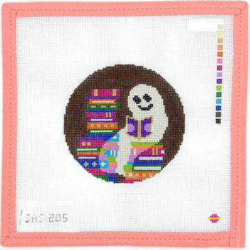 Saturnalia Stitching - Reading Ghostie