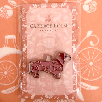 Pink Designer Dachshund Needleminder