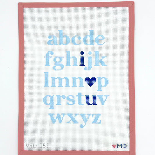 love mhb studio- ABCDILY in blues
