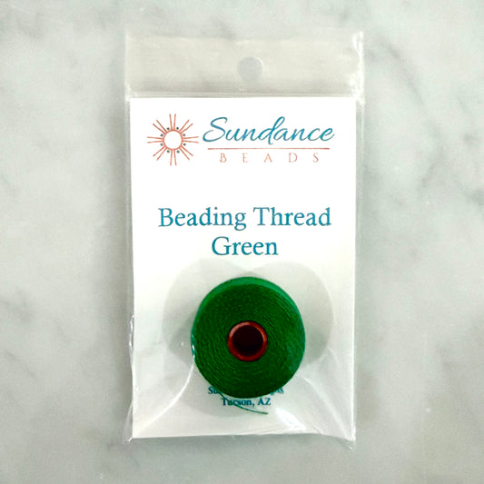 Sundance Beads - Beading Thread, Green