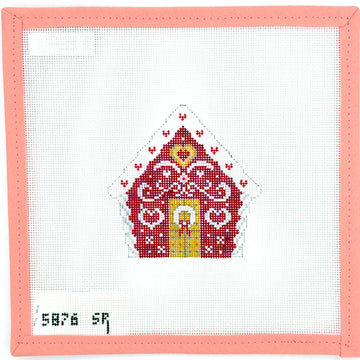 Susan Roberts - Red Velvet Lace Gingerbread House