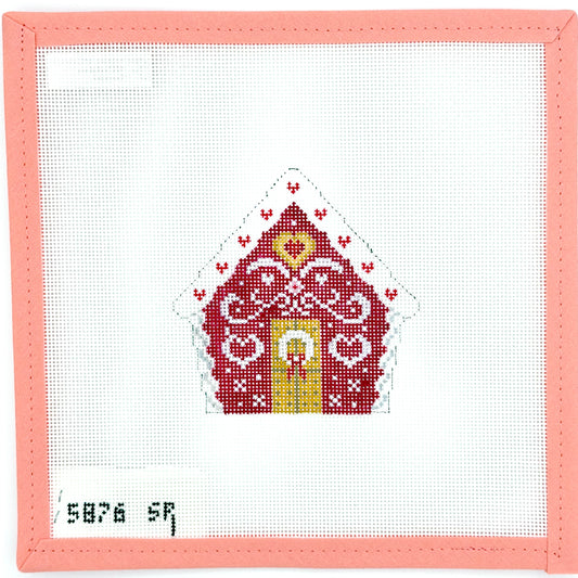 Susan Roberts - Red Velvet Lace Gingerbread House