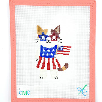 CMC Stitches - Penny the Patriotic Kitty