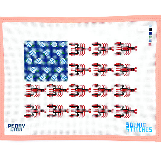 Sophie Stitches - Lobster Flag