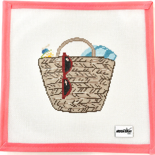 Arden Gray Co. - Straw Beach Bag