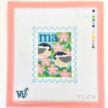 Wipstitch Needleworks - Massachusetts Stamp