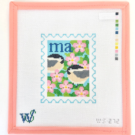 Wipstitch Needleworks - Massachusetts Stamp