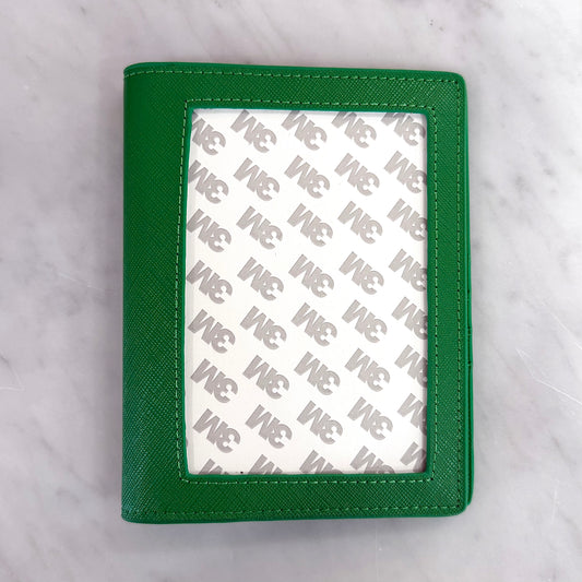 Self Finishing Passport Cover - Rachel Barri Designs - Kelly Green