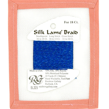 Silk Lame Braid SL223 Crystal Blue
