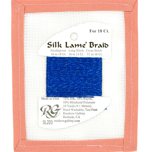 Silk Lame Braid SL223 Crystal Blue