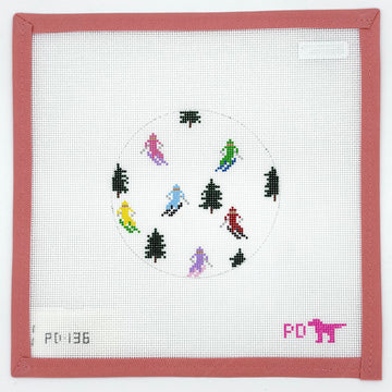 Poppy’s Designs - Skier Round