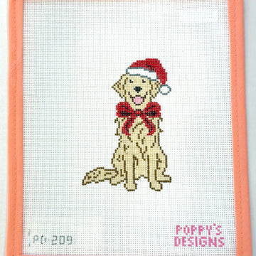 Poppy's Designs - Santa Paws - Golden