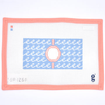 Goodpoint Needlepoint - Squiggle Beach Wave Eyeglass Case