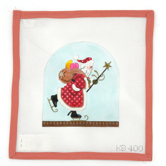 Kirk and Bradley - Snow Dome Santa