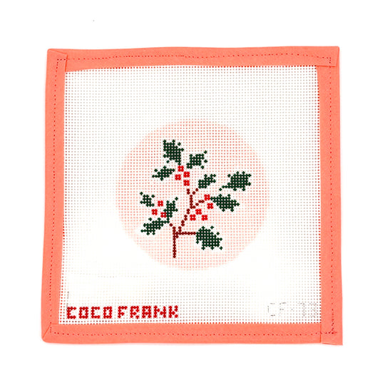 Coco Frank Studio - Pink Holly Round