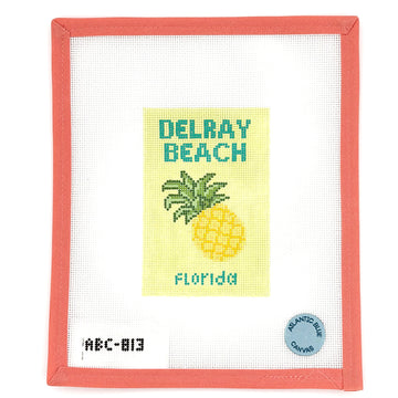 Atlantic Blue Canvas - Delray Beach Travel Book