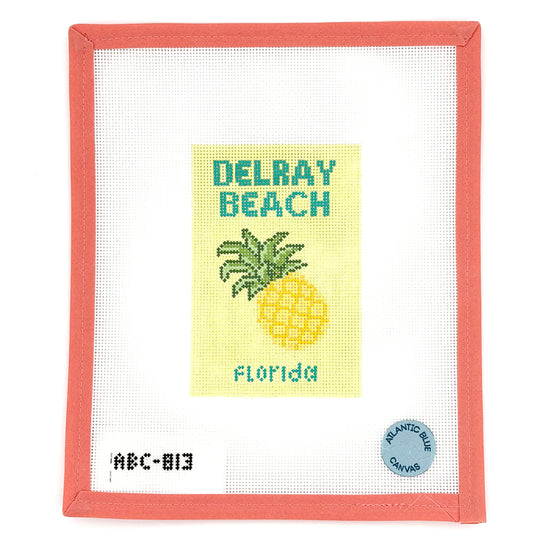 Atlantic Blue Canvas - Delray Beach Travel Book