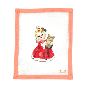 Stitching with Stacey - Christmas Harp Angel