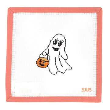 Stitching with Stacey - Pumpkin Ghost