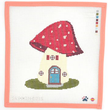Nine Lives Needlepoint - Mushroom House