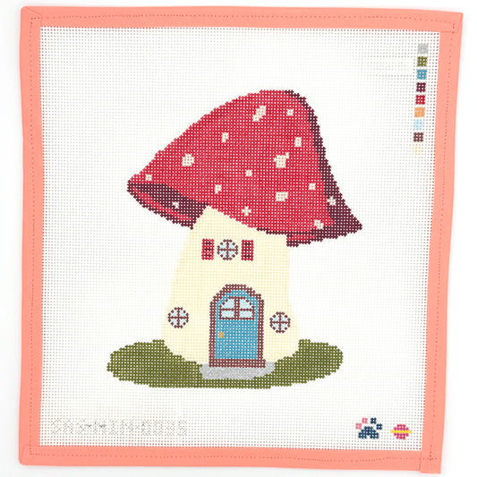 Nine Lives Needlepoint - Mushroom House