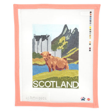 Nine Lives Needlepoint - Scotland Postcard