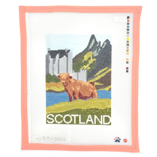 Nine Lives Needlepoint - Scotland Postcard