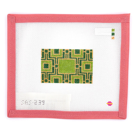 Saturnalia Stitching - Emerald Wallet Insert