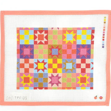 The Peach Fuzz - Patchwork Quilt