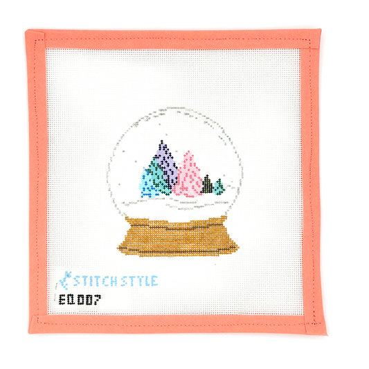 Stitch Style Needlepoint - Snow Globe