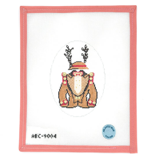Atlantic Blue Canvas - Rockette Reindeer Outfit