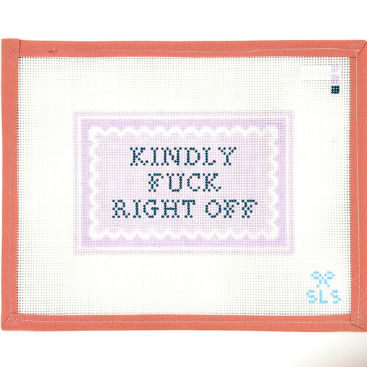 SLS Needlepoint - Kindly F Right Off