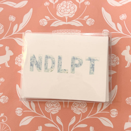 With Love by Bug - Blue Hydrangea NDLPT Boxed Notecard Set