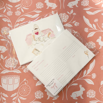 With Love by Bug - Pink Needlepoint Stitch Cards