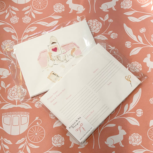 With Love by Bug - Pink Needlepoint Stitch Cards